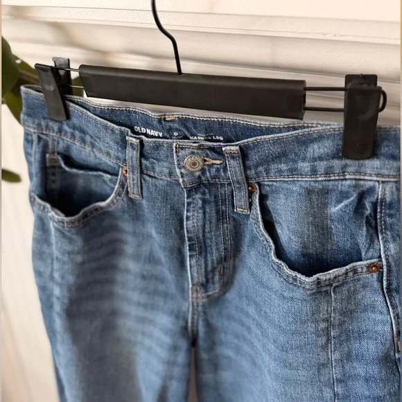 Old Navy Women's Barrel Leg Jeans - 0 short - Picture 3 of 6